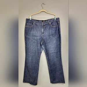 TALBOTS NWOT Boot Cut Jeans | Medium Dark Rinse | 5-pocket | size 18W